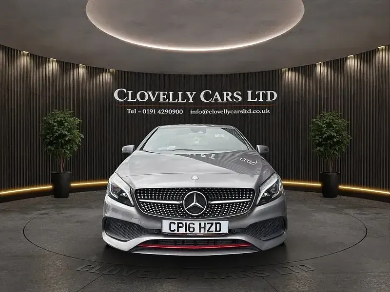 Used Mercedes A250 AMG 218 HP (160 kW) 2016 Grey Hatchback