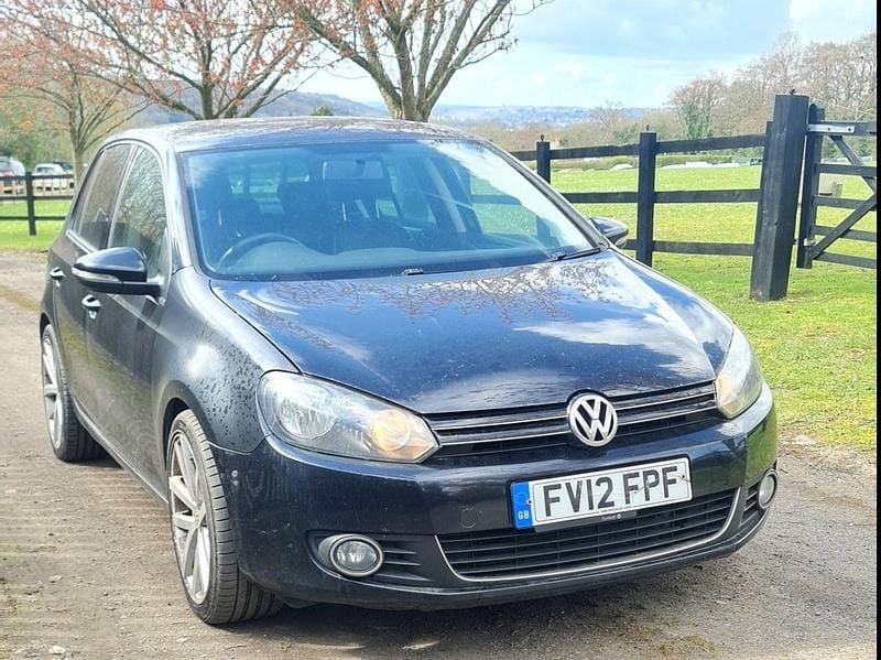 Begagnad VW Golf VII GT 140 HK (102 kW) 2012 Svart Halvkombi