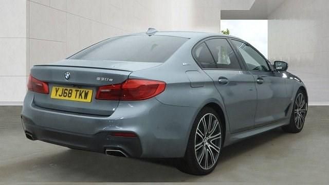 Begagnad BMW 530e M Sport 252 HK (185 kW) 2018 Blå Sedan