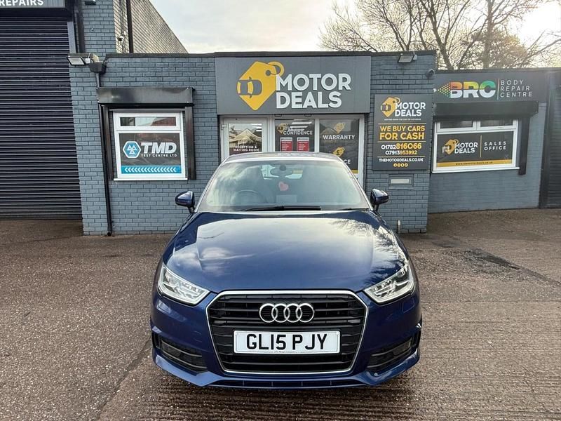 Used Audi A1 Sportback S-Line 2015 Blue Hatchback