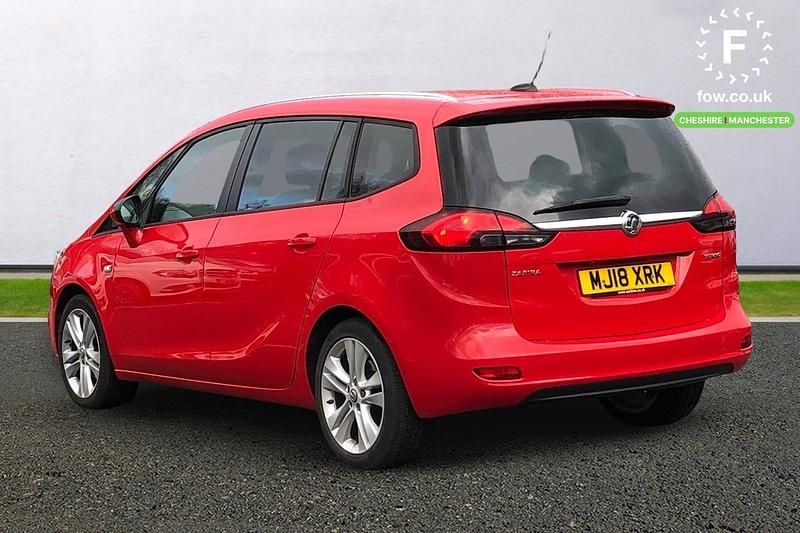 Used Vauxhall Zafira SRi 140 HP (102 kW) 2018 Red MPV