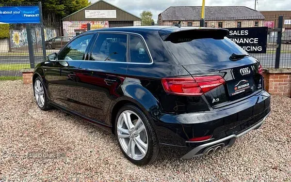 Used Audi A3 S-Line 150 HP (110 kW) 2016 Black Hatchback