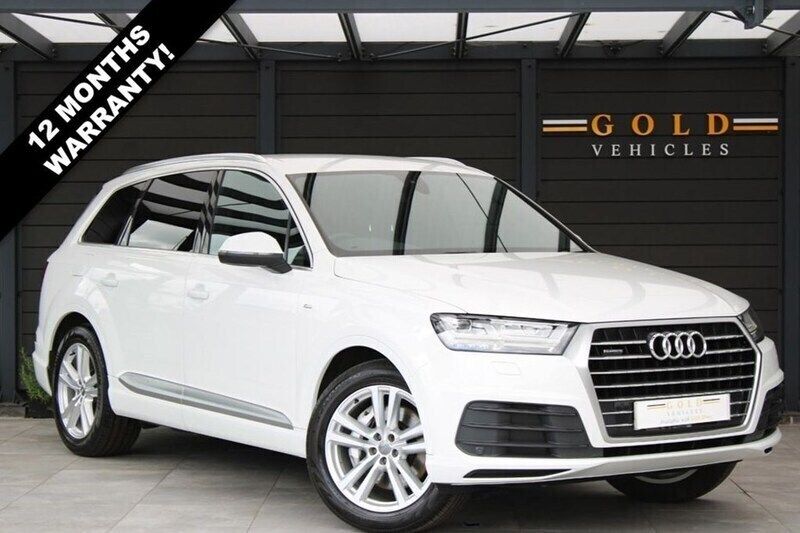 White Used 2018 Audi Q7 S-Line SUV | £24,995 (Super price) - Image 1/1
