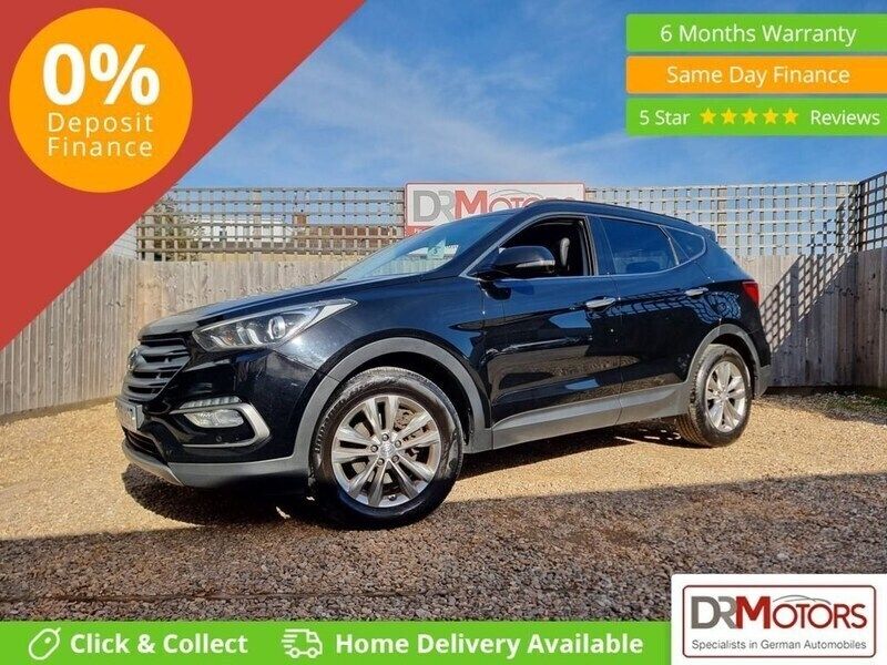 Black Used 2016 Hyundai Santa Fe Premium SUV | £9,840 (Super price) - Image 1/4