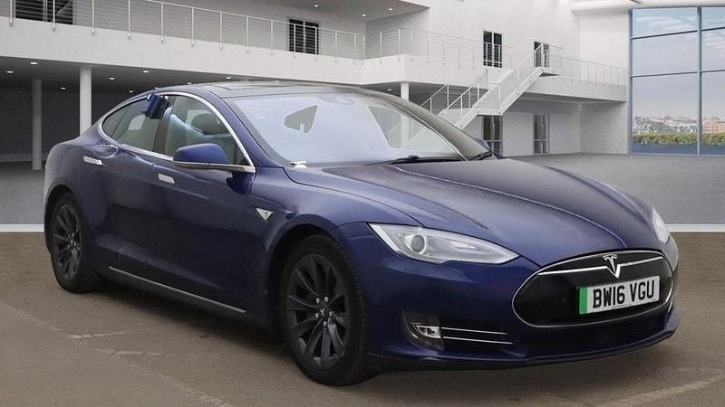 Used Tesla Model S Performance 443 kW (603 HP) 2016 Blue Hatchback