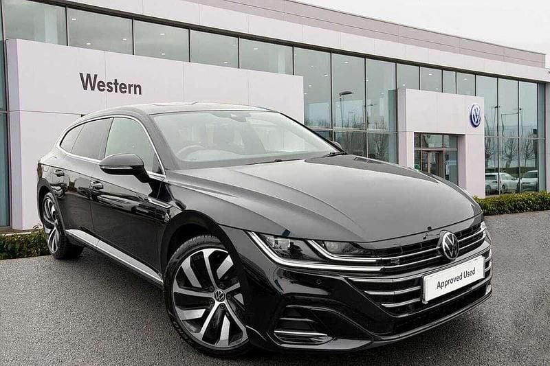 Black Used 2022 VW Arteon R-line Estate | £21,999 (Fair price) - Image 1/4