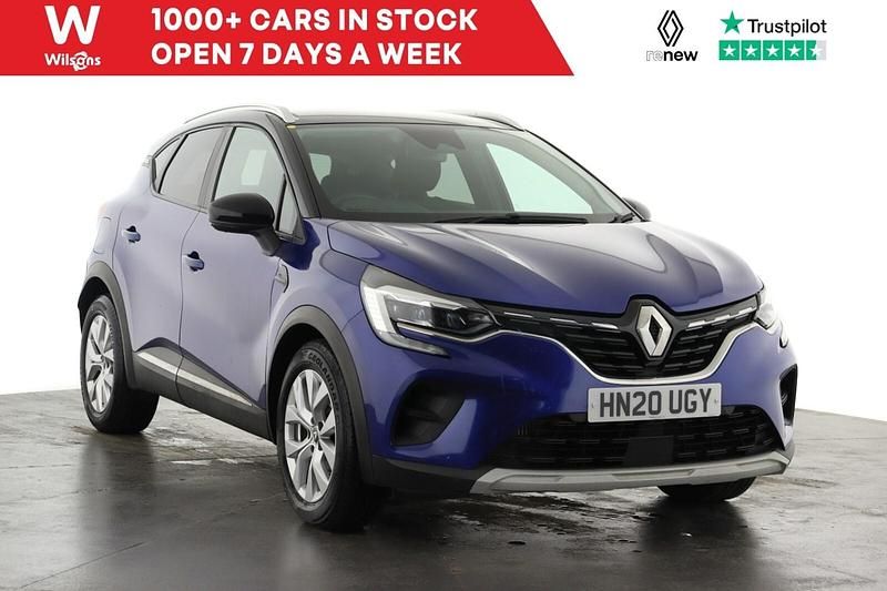 Blue/black Used 2020 Renault Captur Iconic SUV | £9,599 (Fair price) - Image 1/3