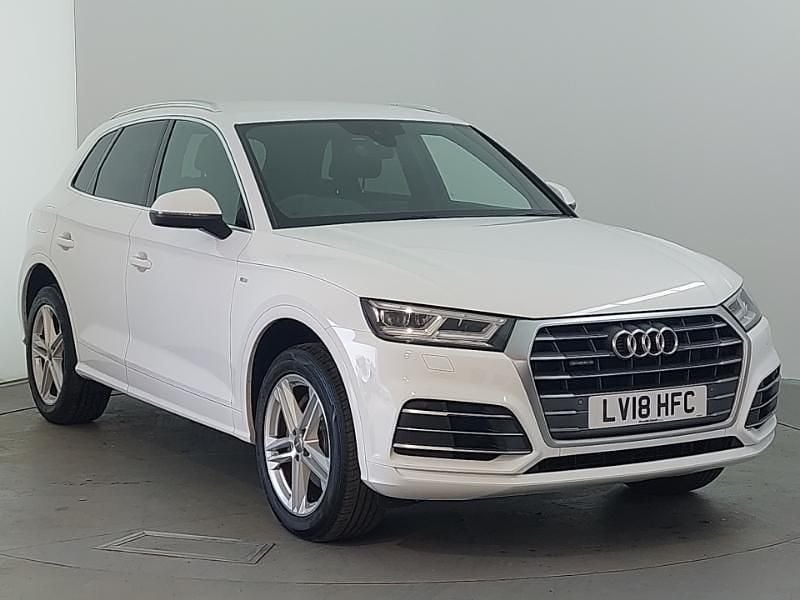 Used Audi Q5 S-Line 190 HP (139 kW) 2018 White SUV