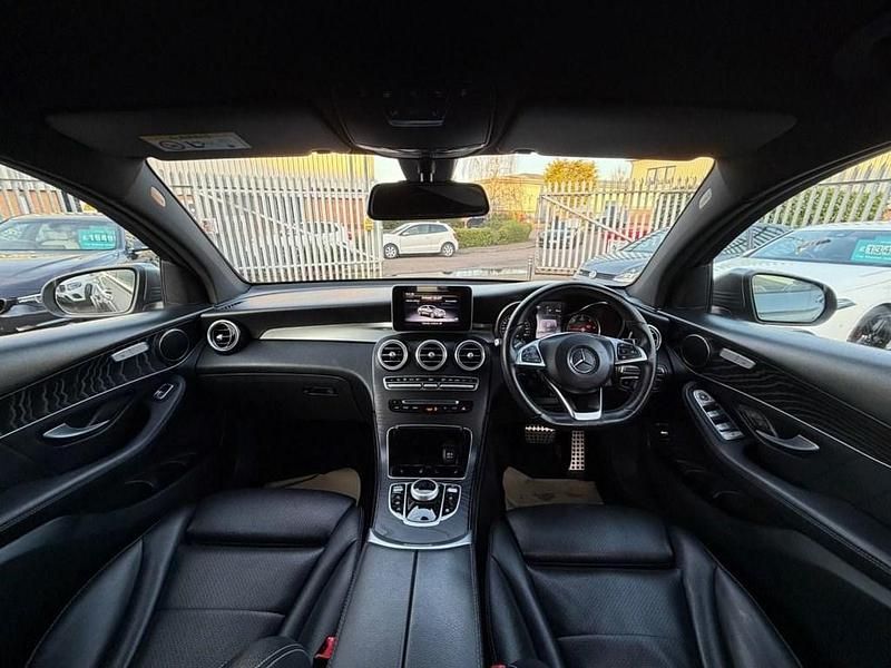 Used Mercedes GLC220 AMG line 170 HP (125 kW) 2019 Grey Coupe