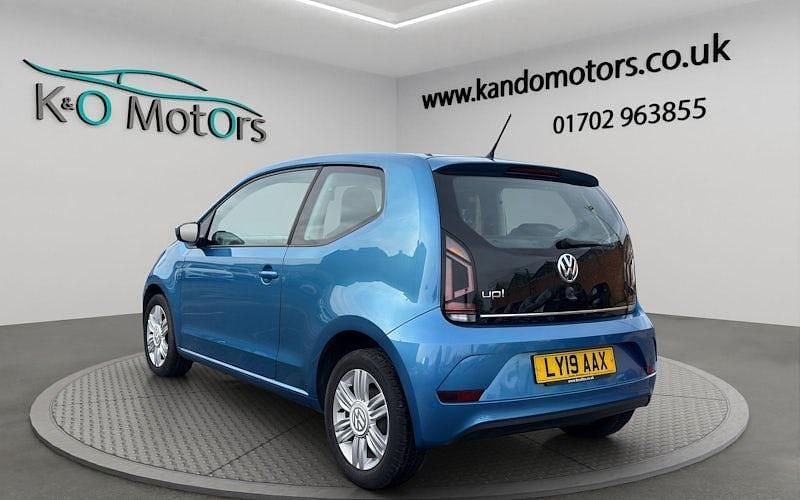 Used VW up! high up! 75 HP (55 kW) 2018 Blue Hatchback