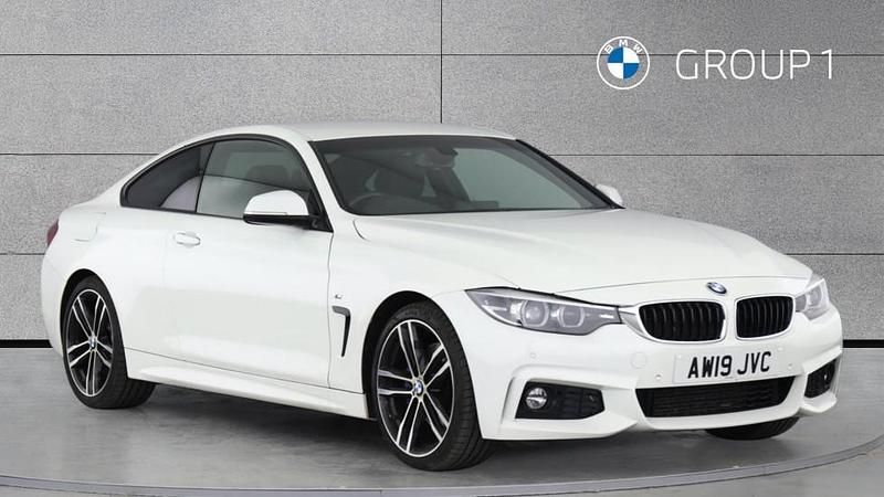 White Used 2019 BMW 420 M Sport Coupe | £15,990 (Fair price) - Image 1/4