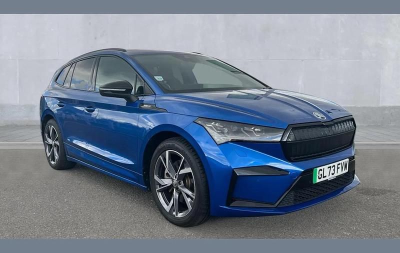 Used Skoda Enyaq iV SportLine 194 kW (265 HP) 2023 Blue SUV