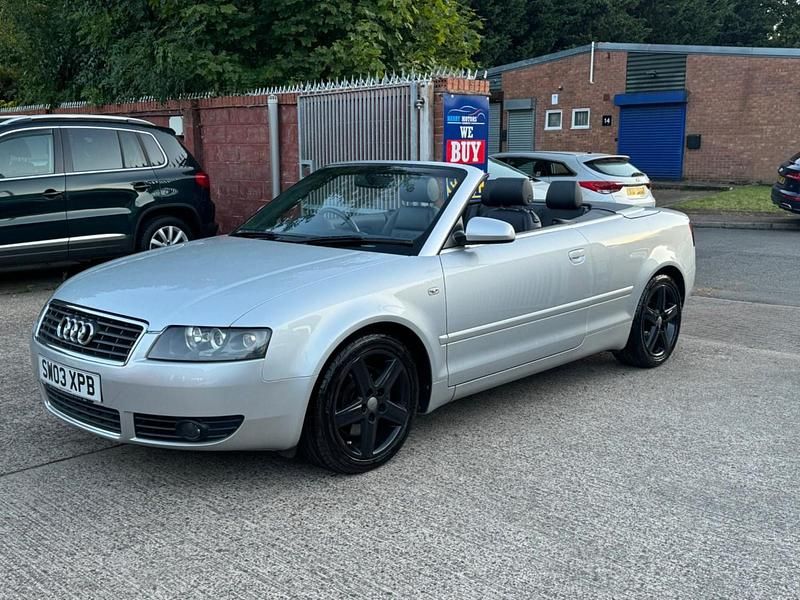 Silver Used 2003 Audi A4 Cabriolet Sport Cabriolet | £4,980 - Image 1/4