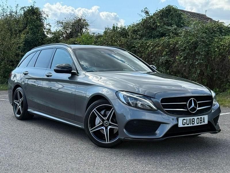 Grey Used 2018 Mercedes C220 AMG Line Premium Estate | £15,480 (Fair price) - Image 1/4