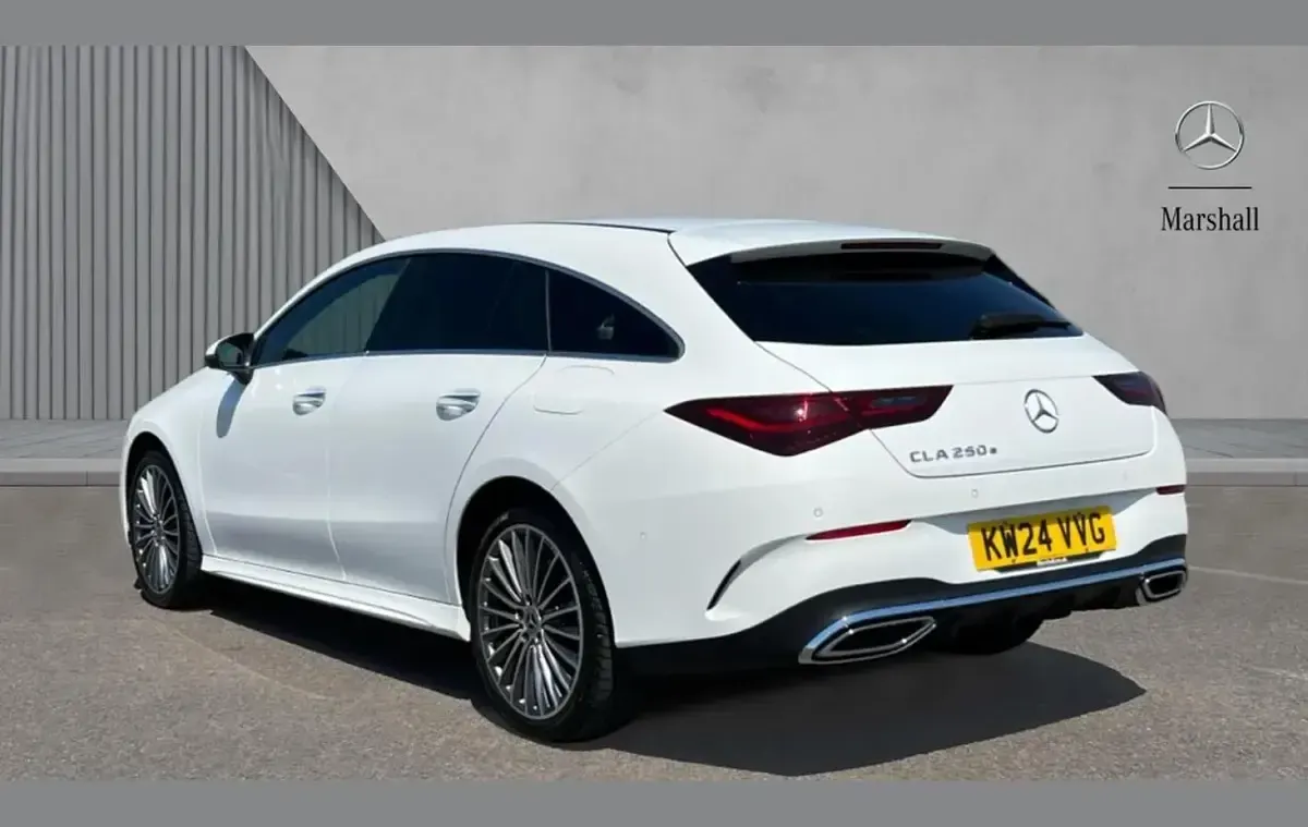 Used Mercedes CLA250e AMG Line Premium 218 HP (160 kW) 2024 White Sedan