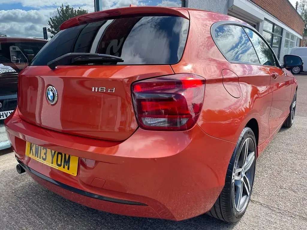 Used BMW 116 Sport Line 2013 Orange Hatchback