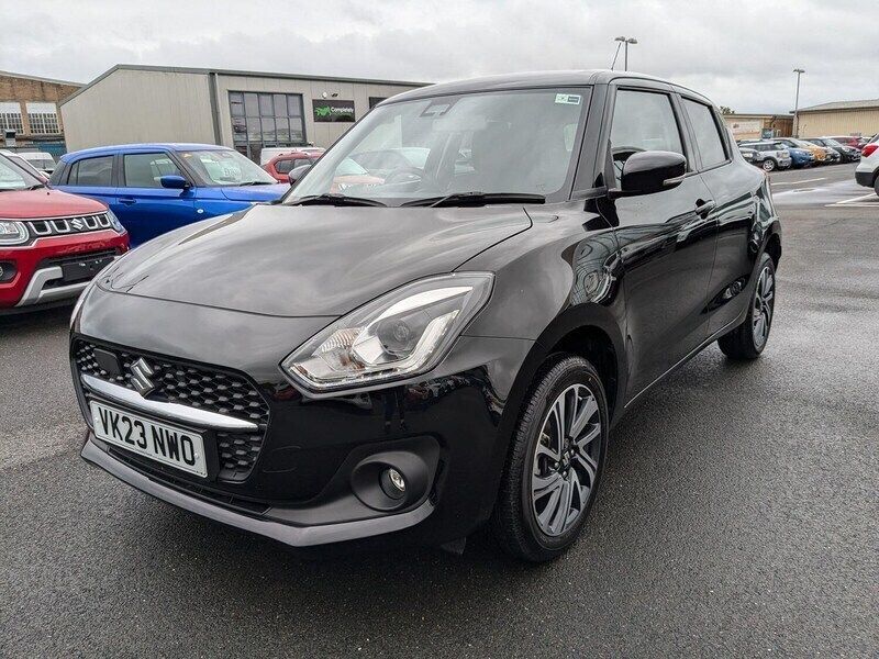 Black Used 2023 Suzuki Swift SZ5 Hatchback | £16,495 (Expensive) - Image 1/4