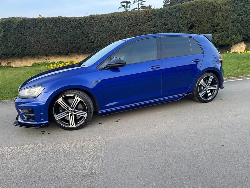 Used VW Golf VII R 2014 Blue Hatchback