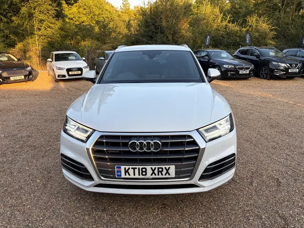 Used Audi Q5 S-Line 190 HP (139 kW) 2018 White SUV
