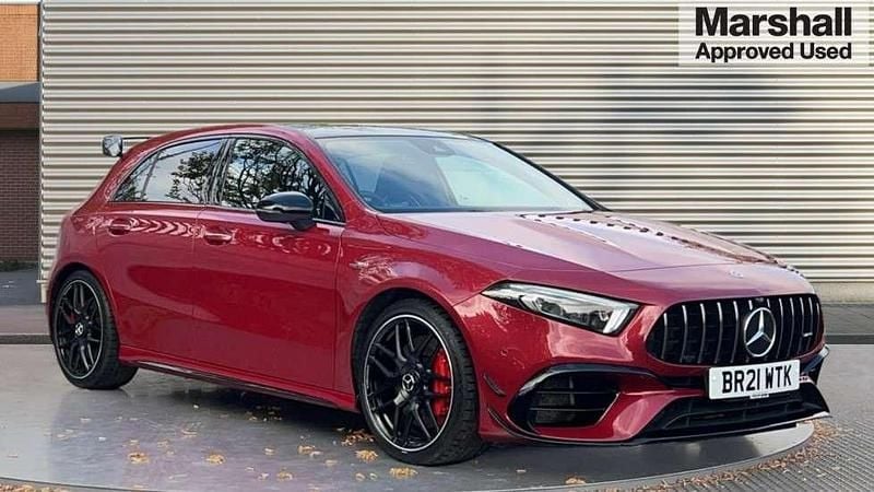 Red Used 2021 Mercedes A45 AMG Hatchback | £37,597 (Fair price) - Image 1/4