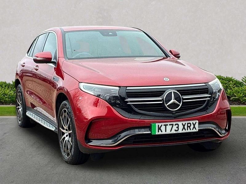Used Mercedes EQC400 AMG line 300 kW (408 HP) 2023 Red SUV