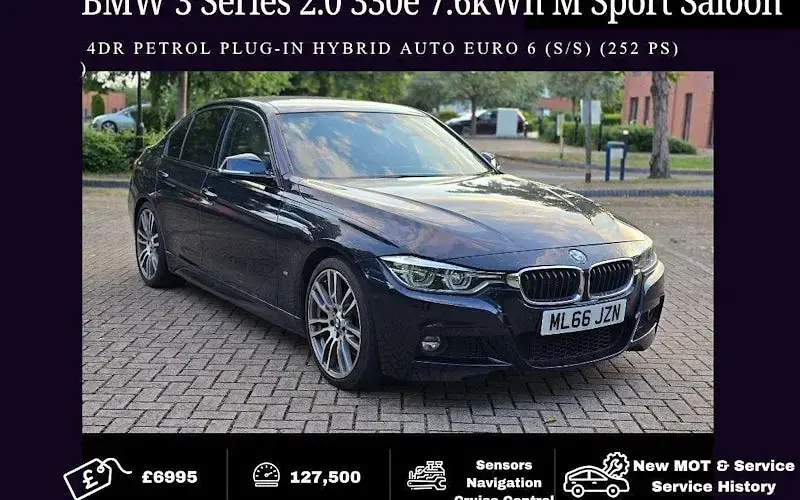 Used BMW 330e M Sport 252 HP (185 kW) 2018 Sedan