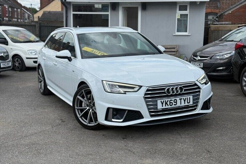 White Used 2019 Audi A4 S-Line Estate | £15,995 (Fair price) - Image 1/1