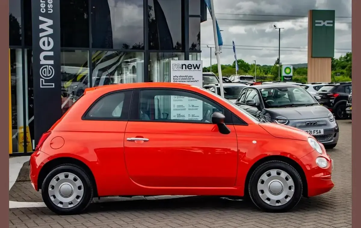 Used Fiat 500 Pop 68 HP (50 kW) 2021 Orange Hatchback