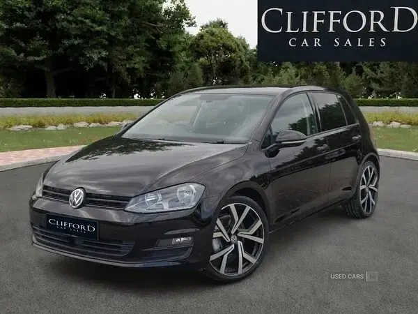 Used VW Golf VII Edition 110 HP (80 kW) 2017 Black Hatchback
