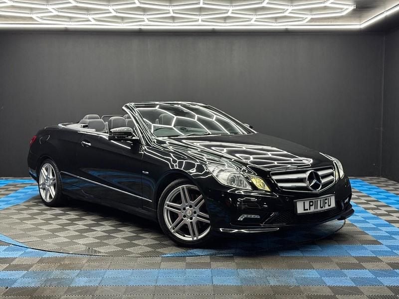 Used Mercedes E250 2011 Black Cabriolet