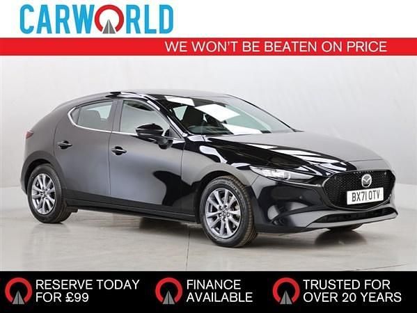 Black Used 2022 Mazda 3 Hatchback | £18,588 (A bit pricey) - Image 1/3