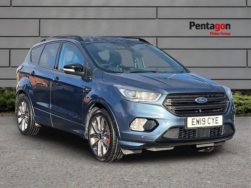 Blue Used 2019 Ford Kuga ST-Line SUV | £14,495 (Fair price) - Image 1/4