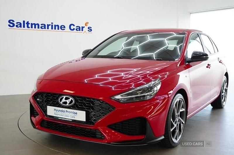 Red Used 2022 Hyundai i30 N Line Hatchback | £15,499 (Fair price) - Image 1/1