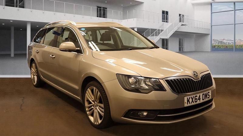 Beige Used 2014 Skoda Superb Elegance Estate | £6,794 (Fair price) - Image 1/4
