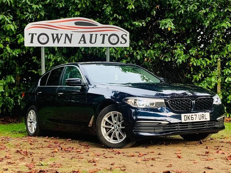 Blue Used 2017 BMW 520 Comfort Edition Sedan | £11,490 (Good price) - Image 1/3