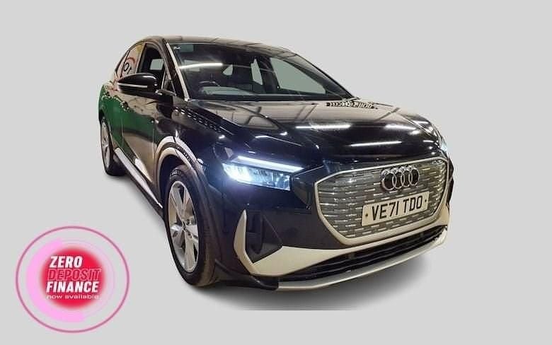 Used Audi Q4 e-tron S-Line 150 kW (204 HP) 2022 Black SUV