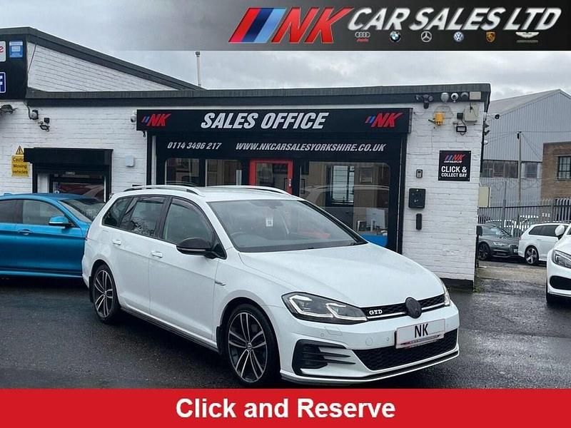 Used VW Golf VII GTD 184 HP (135 kW) 2017 White Estate