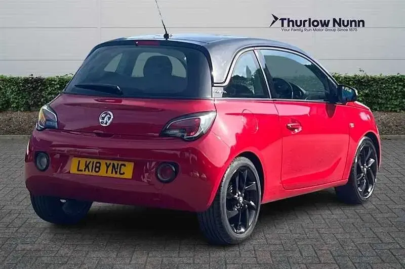 Used Vauxhall Adam S 70 HP (51 kW) 2018 Red Hatchback