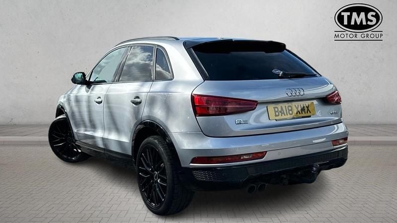 Used Audi Q3 Black Edition 150 HP (110 kW) 2018 Silver SUV