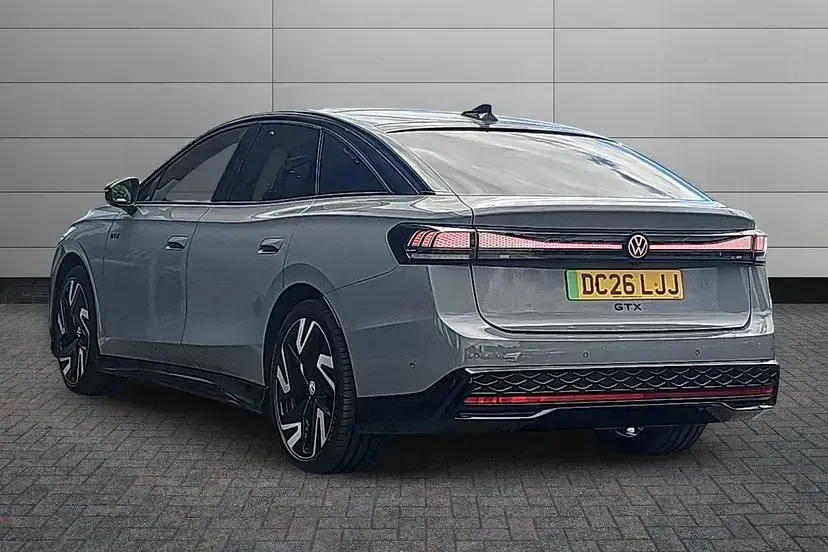 New VW ID.7 GTX 246 kW (335 HP) 2026 Moonstone grey with black roof Hatchback