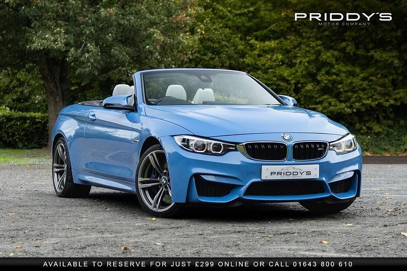 Blue Used 2018 BMW M4 Cabriolet Comfort Edition Cabriolet | £27,970 (Good price) - Image 1/4