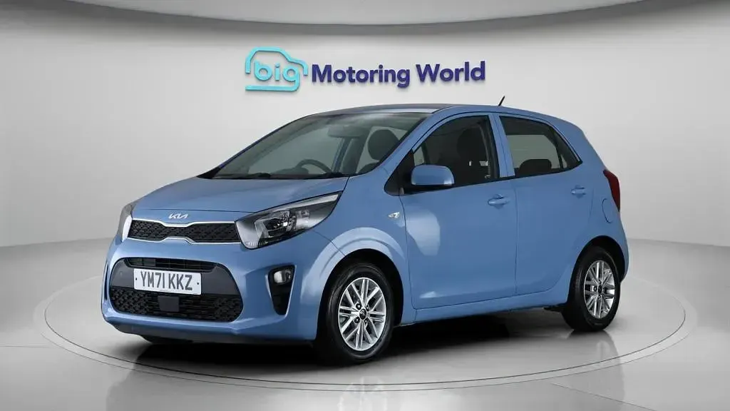 Used Kia Picanto 66 HP (48 kW) 2022 Blue Hatchback
