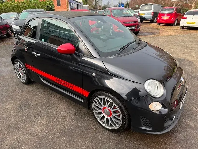 Used Abarth 500C 135 HP (99 kW) 2014 Black Cabriolet