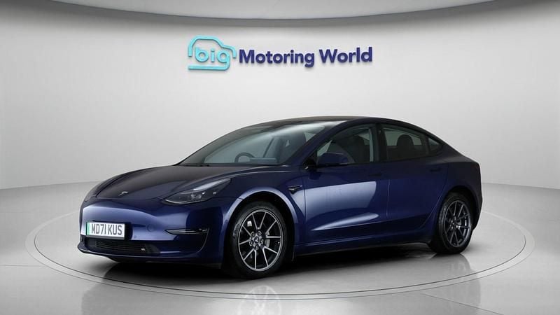 Used Tesla Model 3 Long Range AWD 366 kW (498 HP) 2022 Blue Sedan