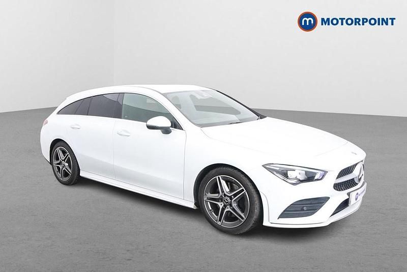 White Used 2022 Mercedes CLA200 AMG Line Premium Estate | £22,049 (Fair price) - Image 1/4