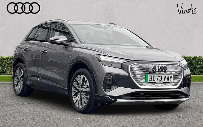 Grey Used 2023 Audi Q4 e-tron Sport SUV | £28,389 - Image 1/4