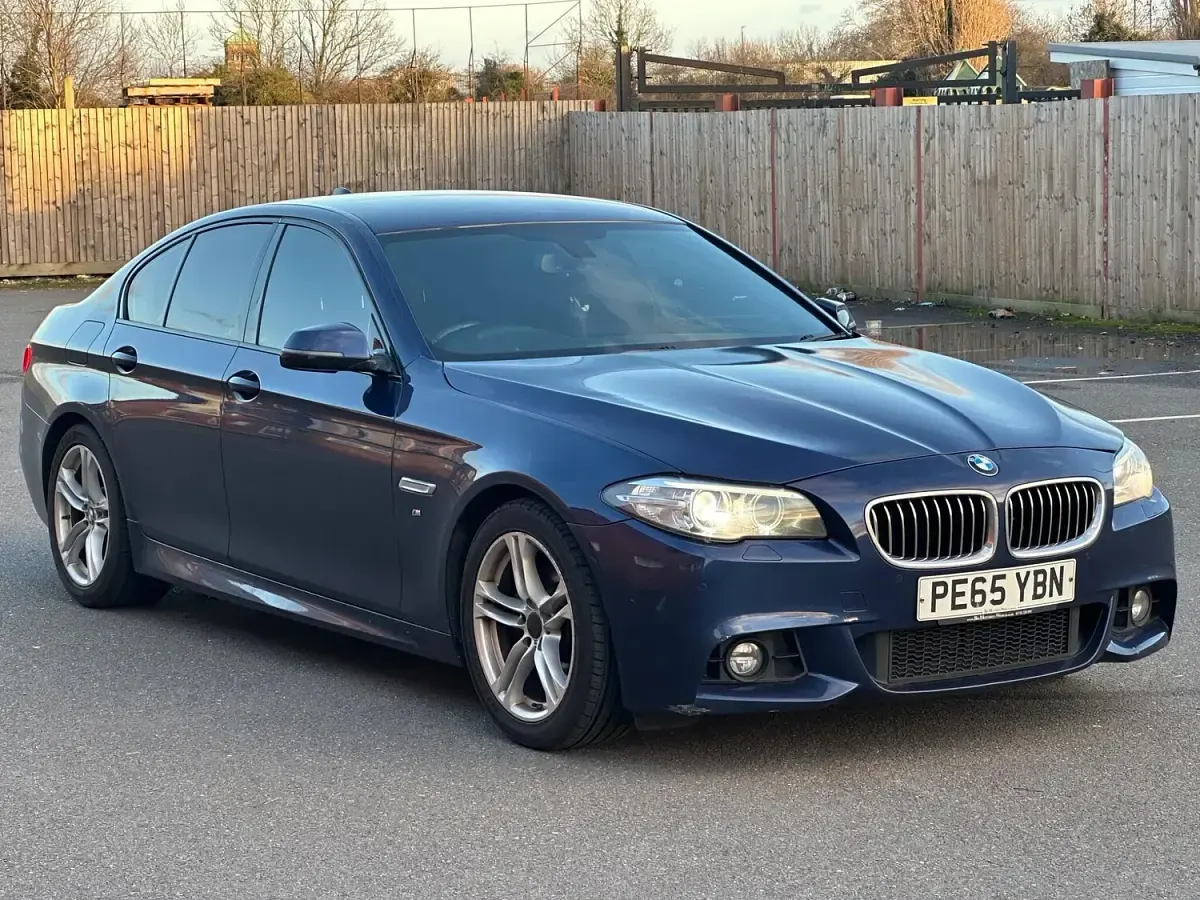 Used BMW 520 M Sport 190 HP (139 kW) 2015 Blue Sedan