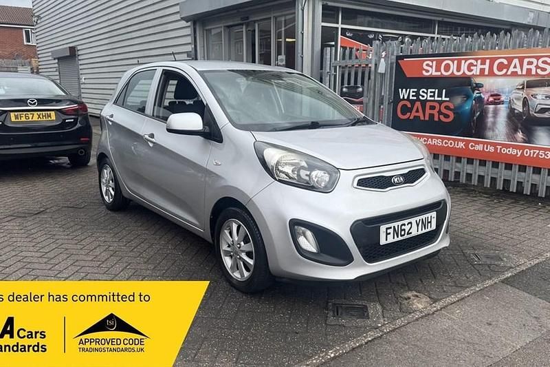 Silver Used 2012 Kia Picanto Air Hatchback | £1,995 (Expensive) - Image 1/1