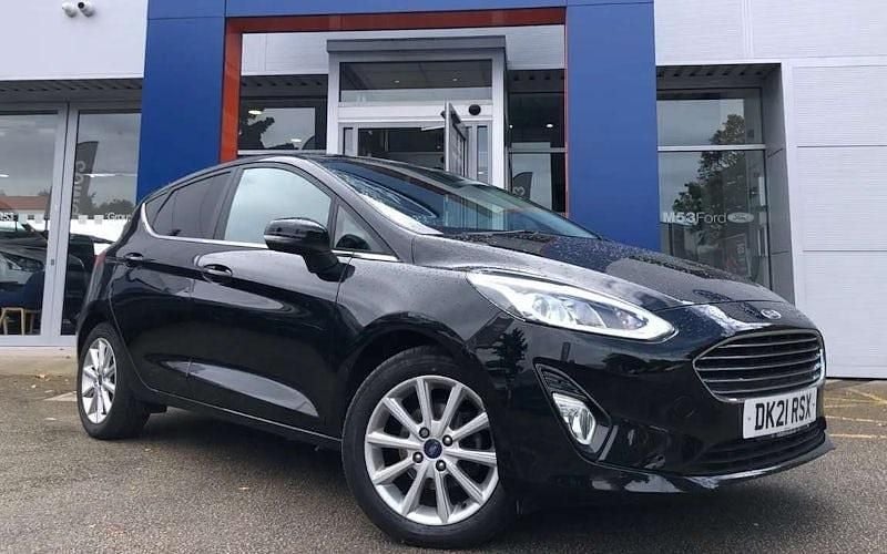 Black Used 2021 Ford Fiesta Titanium Hatchback | £12,495 (Fair price) - Image 1/4