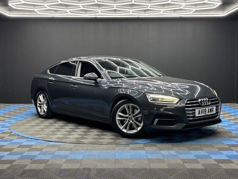Grey Used 2018 Audi A5 Sportback Sport Hatchback | £13,490 - Image 1/4